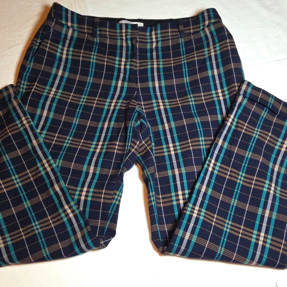 HUGO BOSS Classic Blue and Black with Straight Leg,sz 4.